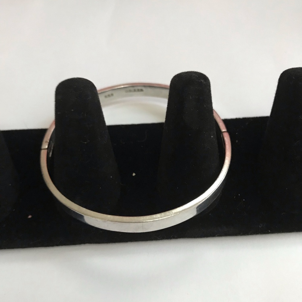 Sterling Silver Solid Bangle Bracelet !! - image 1